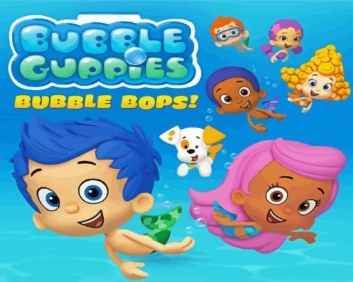 Bubble Guppies Poster Diamond Paintings