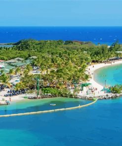 Caribbean Beach Roatan - Diamond Paintings