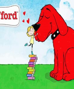 Clifford Red Puppy Diamond Paintings