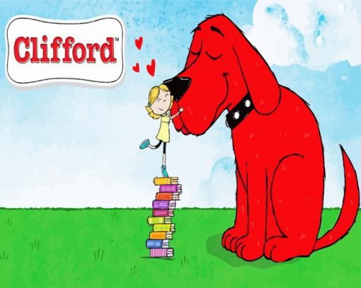 Clifford Red Puppy Diamond Paintings