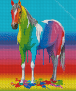 Colorful Horse Diamond Paintings