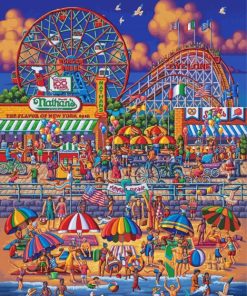 Coney Island Art Diamond Paintings