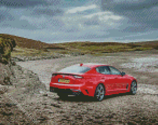 Cool Kia Stinger Diamond Paintings