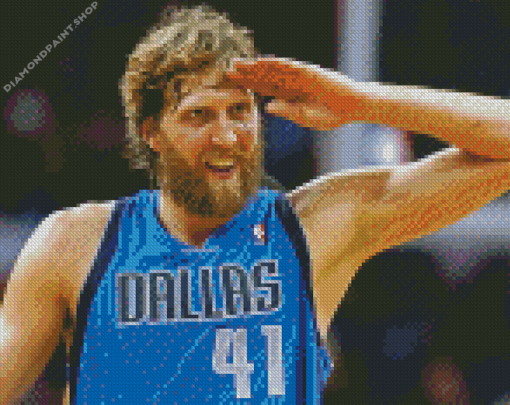 Dirk Nowitzki Player Diamond Paintings