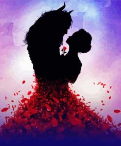 Disney Beauty Silhouette Diamond Paintings