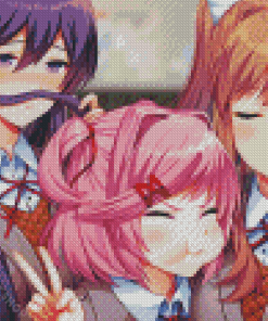 Doki Doki Literature Diamond Paintings