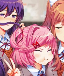 Doki Doki Literature Diamond Paintings