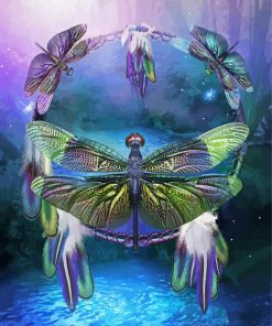 Dreamcatcher Dragonfly Diamond Paintings