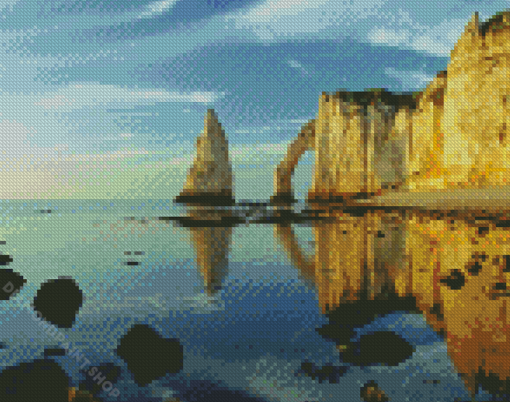 Etretat Illustration Diamond Paintings