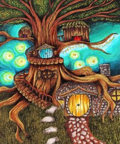 Fairy House Art Diamond Paintings