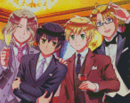 Hetalia Characters Diamond Paintings