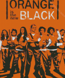 Illustration Orange Is The New Black Diamond Paintings