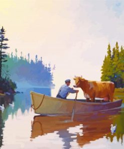 Isle Royale Cowboy Art Diamond Paintings