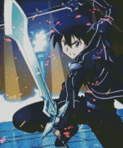 Kirito Anime Diamond Paintings