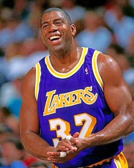 Magic Johnson Player Diamond Paintings