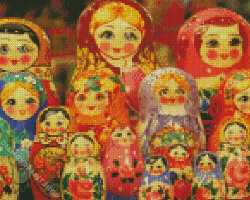 Matryoshka Nesting Doll Diamond Paintings