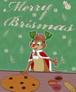 Merry Christmas Mouse Art Diamond Paintings