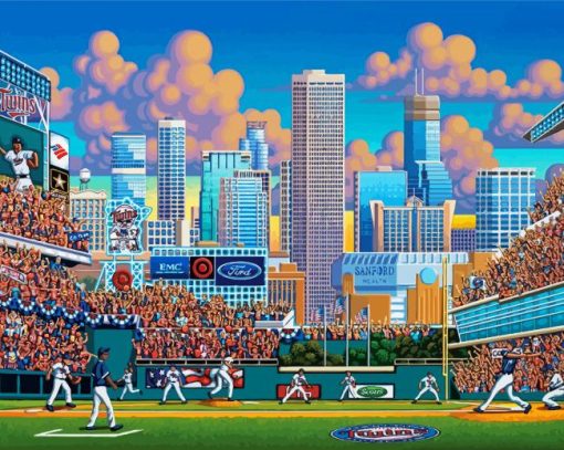 Minnesota Twins Match Diamond Paintings