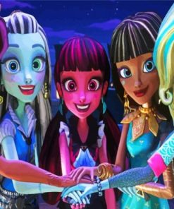 Monster High Cartoon Diamond Paintings