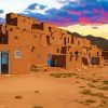 New Mexico Houses Diamond Paintings