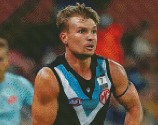 Port Adelaide Australian Rules Footballer Diamond Paintings