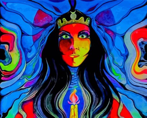 Psychedelic Witch Diamond Paintings