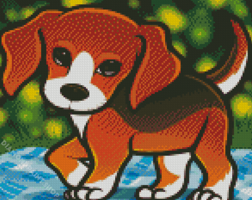 Adorable Puppy Diamond Paintings