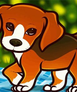 Adorable Puppy Diamond Paintings