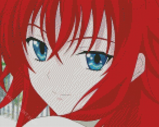 Rias Gremory Character Diamond Paintings