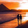 Romantic Beach Walk Diamond Paintings