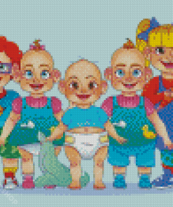 Rugrats Characters Art Diamond Paintings