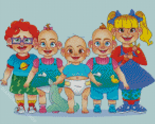 Rugrats Characters Art Diamond Paintings