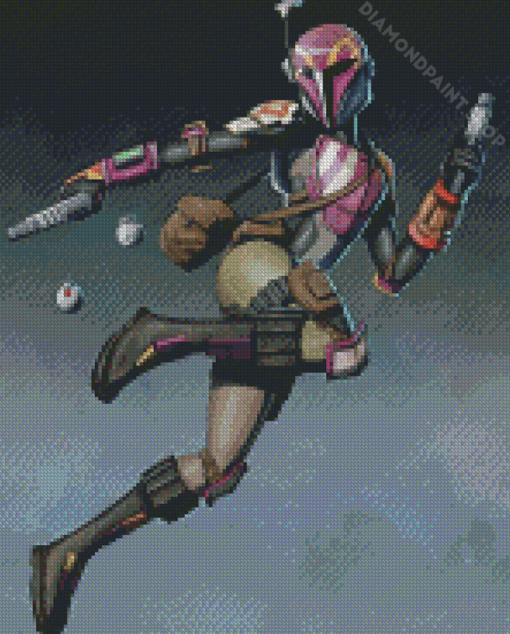 Sabine Wren Star Wars Diamond Paintings