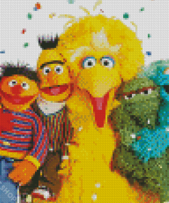 Sesame Street Characters Diamond Paintings