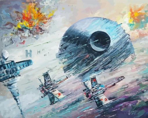 Death Star Art Diamond Paintings