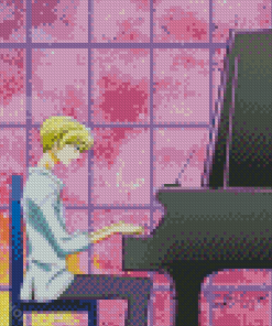 Tamaki Suoh Playing Piano Diamond Paintings