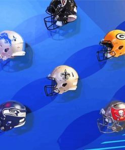 The Nfl Helmets Diamond Paintings