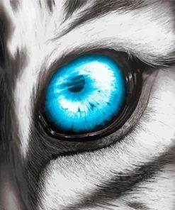 Tiger Blue Eyes Diamond Paintings