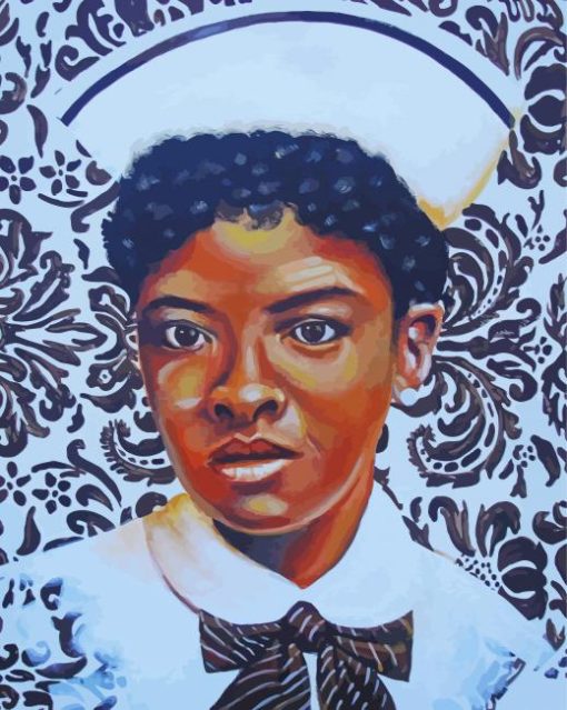 Vintage African Nurse Diamond Paintings