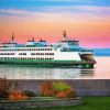 Washington Ferry In The Sea Diamond Paintings