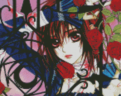 Yoki Cross Vampire Knight Diamond Paintings