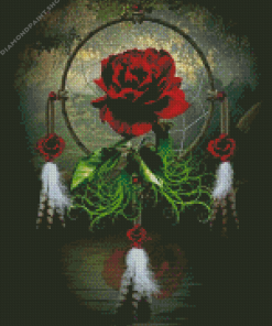 Aesthetic Rose In Dreamcatcher Diamond Paintings