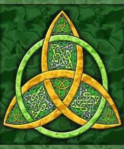 Aesthetic Triquetra Art Diamond Paintings