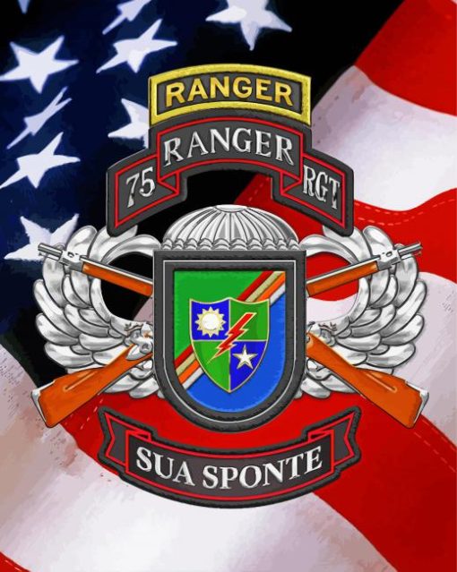 Aesthetic United States Army Rangers Logo Diamond Paintings