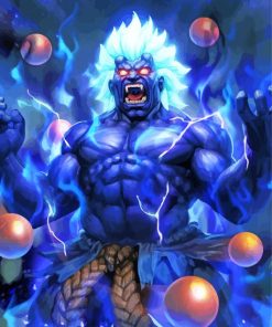 Akuma Street Fighter Art Diamond Paintings