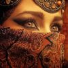 Arab Lady Eyes Diamond Paintings