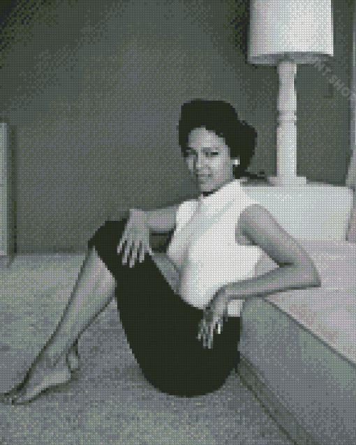 Black And White Dorothy Dandridge Diamond Paintings