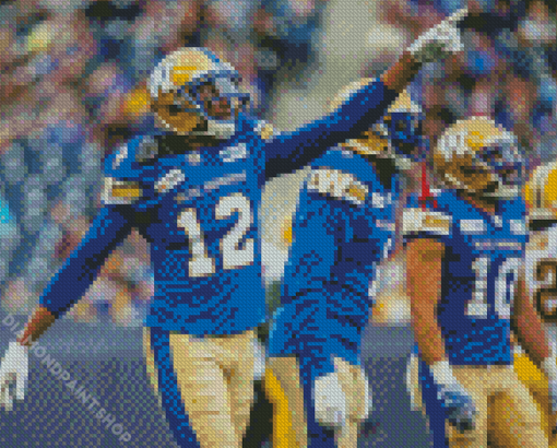 Blue Bombers Diamond Paintings