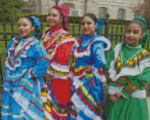 Cinco De Mayo Girls Diamond Paintings