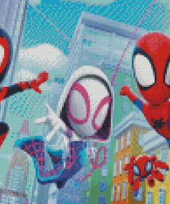 Cute Spidery And Friends Diamond Paintings